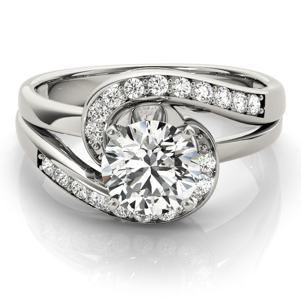 Bypass Diamond Engagement Ring · 0.15 ct tw