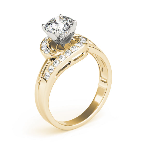 Bypass Diamond Engagement Ring · 0.15 ct tw