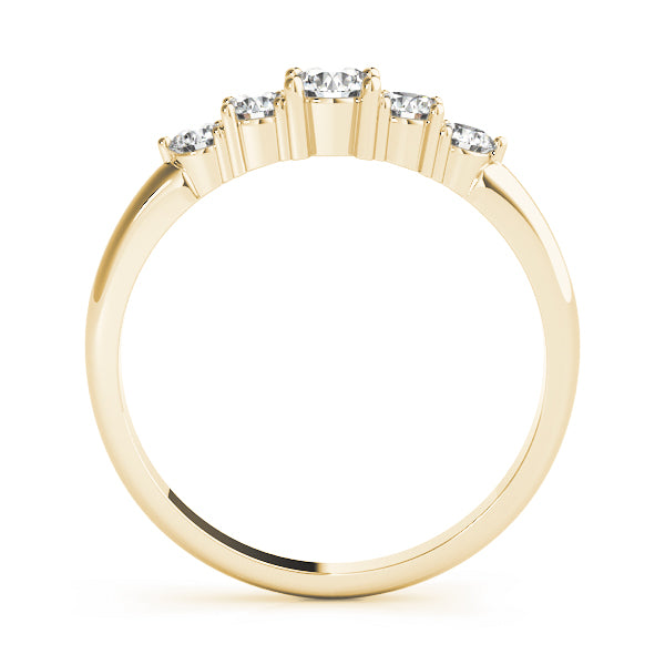 Round Prong Set Diamond Wedding Band · 0.46 ct tw
