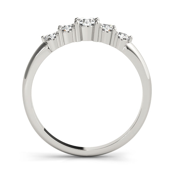 Round Prong Set Diamond Wedding Band · 0.46 ct tw