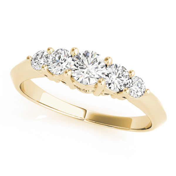 Round Prong Set Diamond Wedding Band · 0.61 ct tw