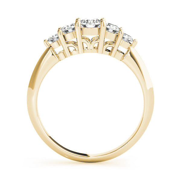 Round Prong Set Diamond Wedding Band · 0.61 ct tw