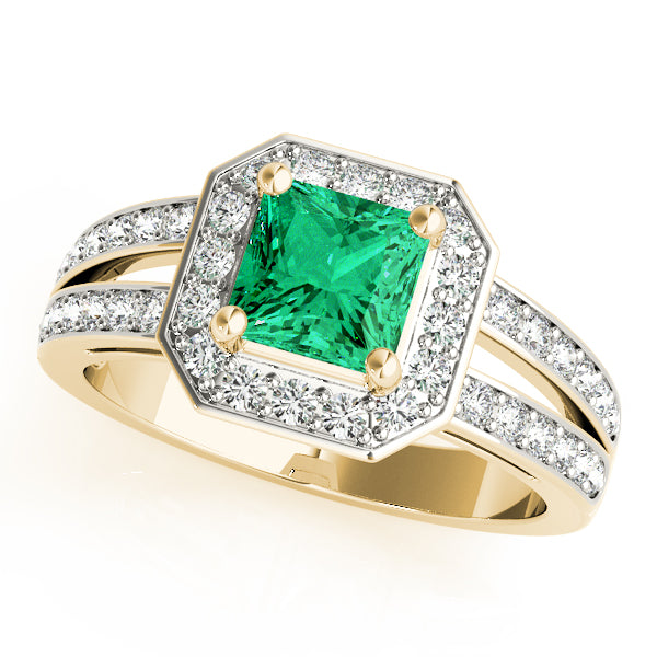 Square Princess & Cushion Gemstone Fashion Ring · 0.40 ct tw