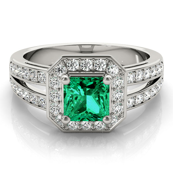 Square Princess & Cushion Gemstone Fashion Ring · 0.40 ct tw
