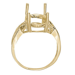 Oval Gemstone Fashion Ring · 0.04 ct tw