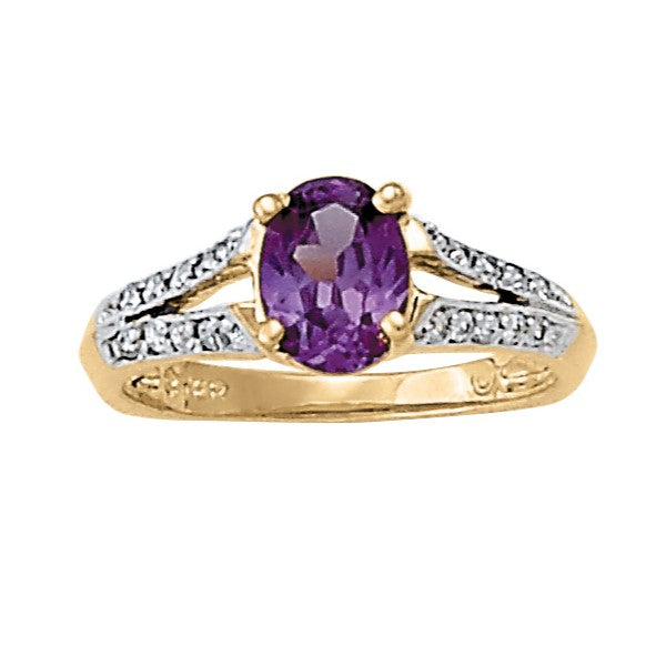 Oval Diamond Fashion Ring · 0.20 ct tw
