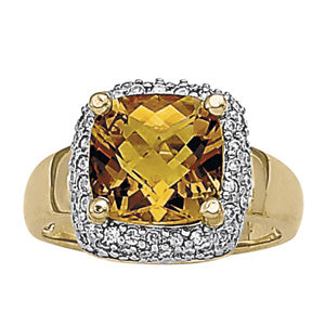 Cushion Princess Gemstone Fashion Ring · 1.20 ct tw