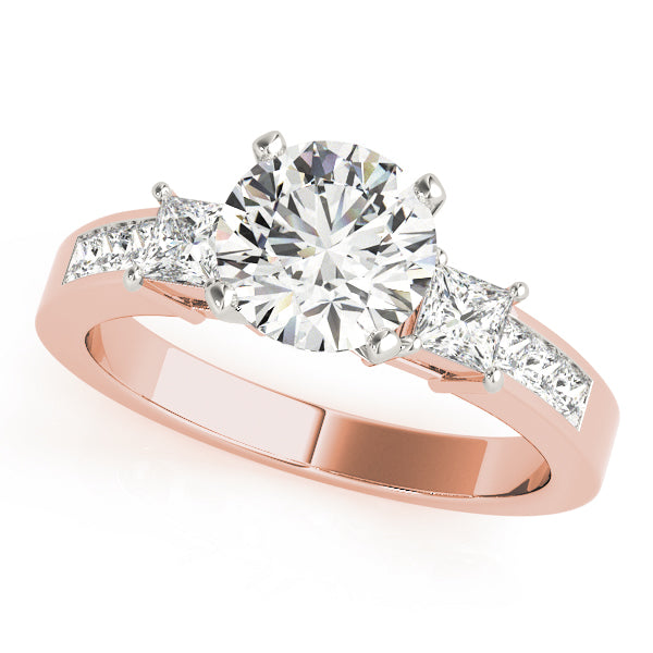 Princess Three-Stone Diamond Engagement Ring · 0.55 ct tw