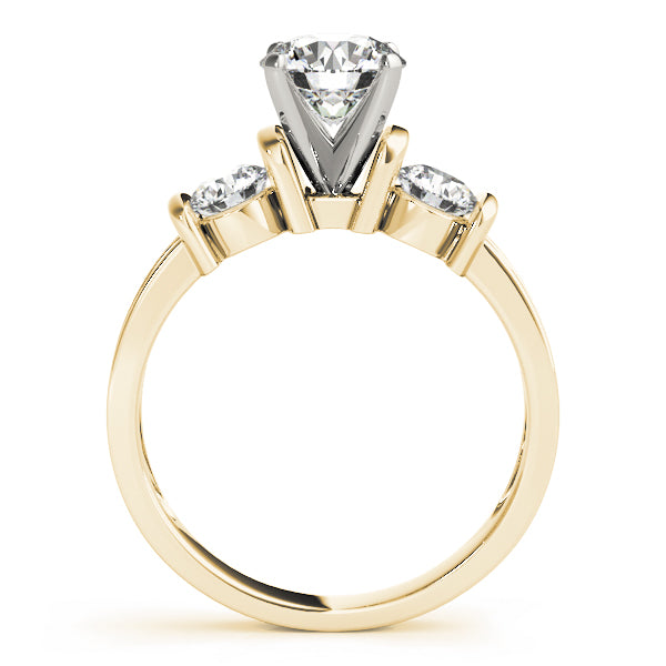 Round Three-Stone Diamond Engagement Ring · 0.50 ct tw