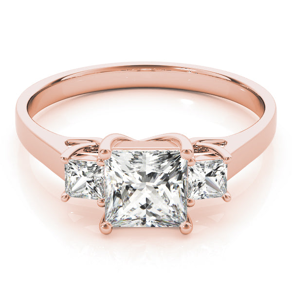 Square Three-Stone Princess Diamond Engagement Ring · 1.15 ct tw