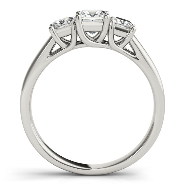 Square Three-Stone Princess Diamond Engagement Ring · 0.62 ct tw