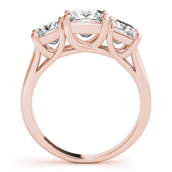 Square Three-Stone Princess Diamond Engagement Ring · 2.55 ct tw