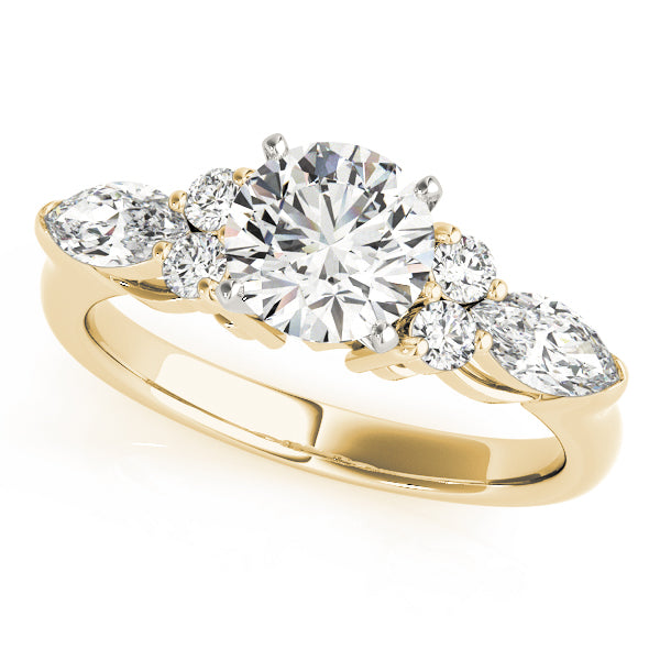 Marquise Fancy Shape Diamond Engagement Ring · 0.66 ct tw
