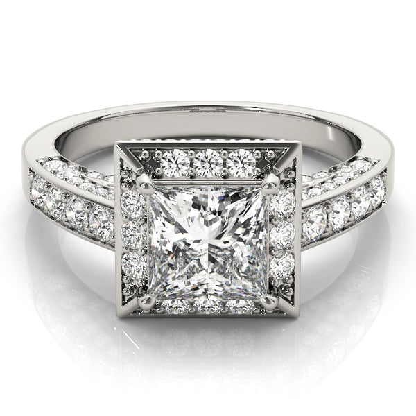 Square Halo & Cushion Diamond Fashion Ring · 2.30 ct tw