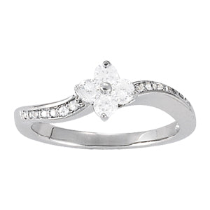 Diamond Cluster Fashion Ring · 0.37 ct tw