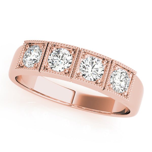 Round Three-Stone Diamond Engagement Ring · 0.60 ct tw