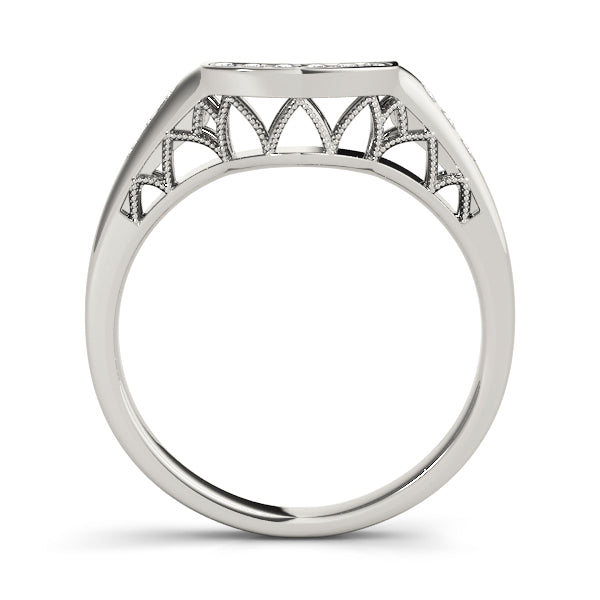 Curved Diamond Wedding Band · 0.09 ct tw