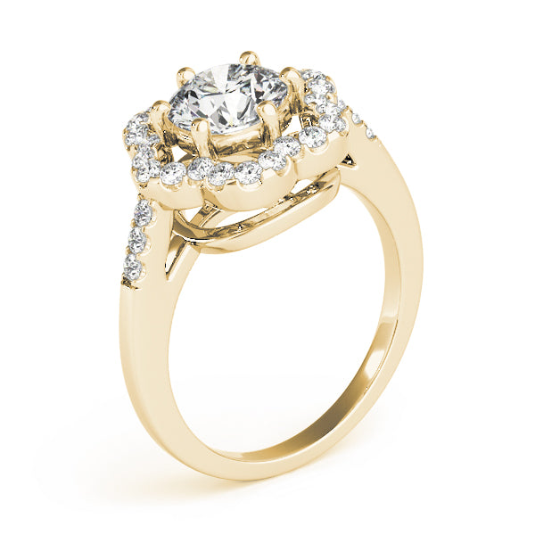 Round Halo Diamond Fashion Ring · 1.55 ct tw