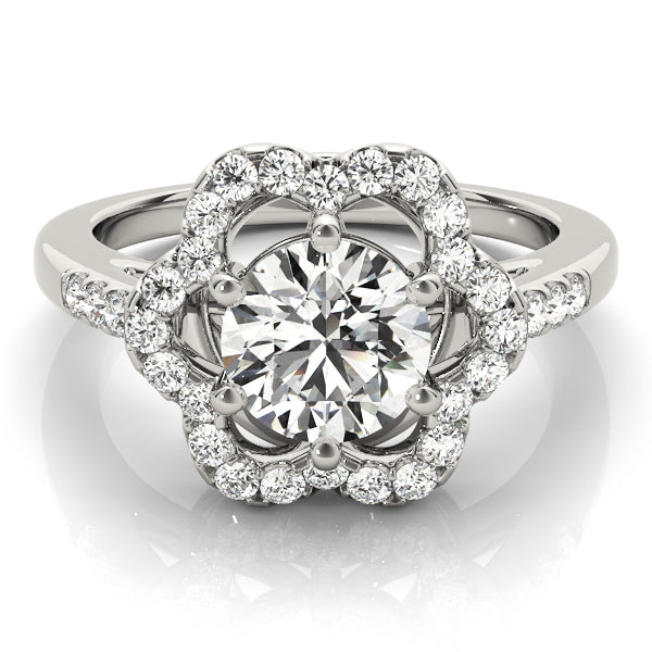 Round Halo Diamond Fashion Ring · 1.55 ct tw