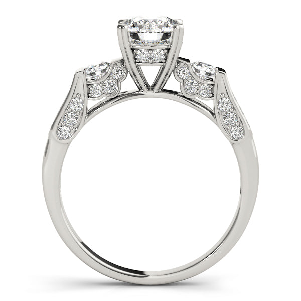Round Three-Stone Diamond Engagement Ring · 1.53 ct tw