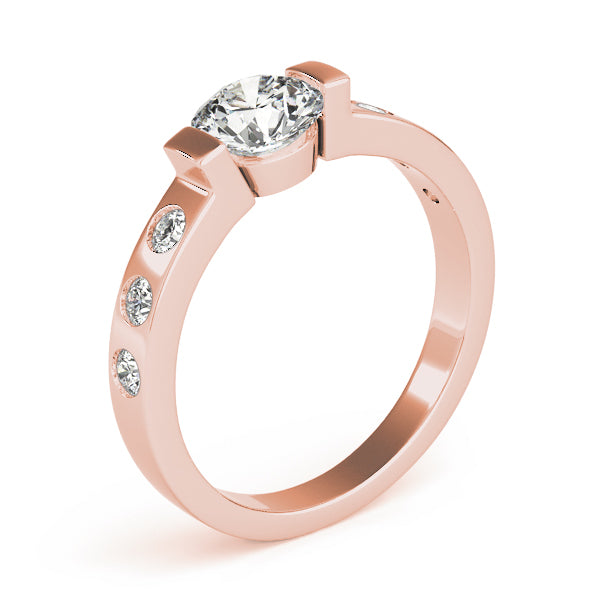 Round Single Row Prong Set Diamond Engagement Ring · 1.49 ct tw