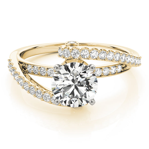 Bypass Diamond Engagement Ring · 0.28 ct tw