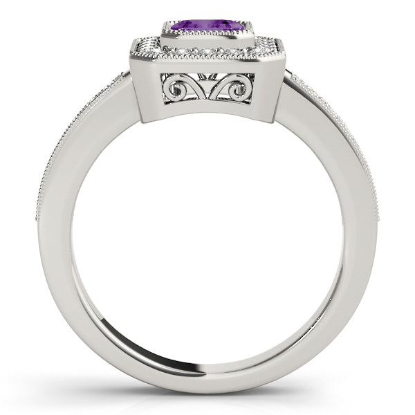 Emerald Halo Diamond Fashion Ring · 0.28 ct tw