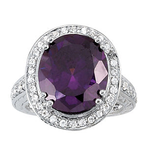 Oval Gemstone Fashion Ring · 0.62 ct tw