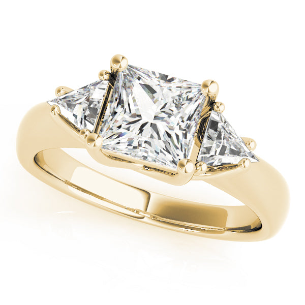 Square Three-Stone Princess Diamond Engagement Ring · 2.30 ct tw