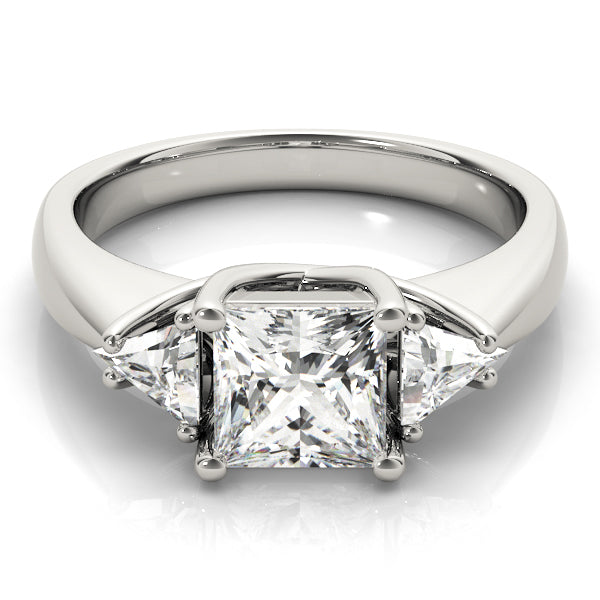 Square Three-Stone Princess Diamond Engagement Ring · 1.67 ct tw