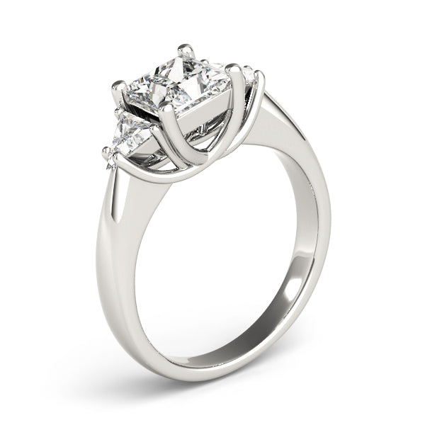 Square Three-Stone Princess Diamond Engagement Ring · 2.30 ct tw
