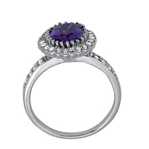 Oval Gemstone Fashion Ring · 0.26 ct tw
