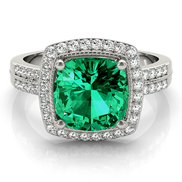 Cushion Princess Gemstone Fashion Ring · 0.33 ct tw