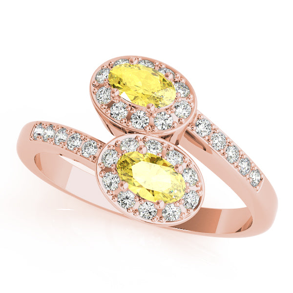 Oval Gemstone Fashion Ring · 0.23 ct tw