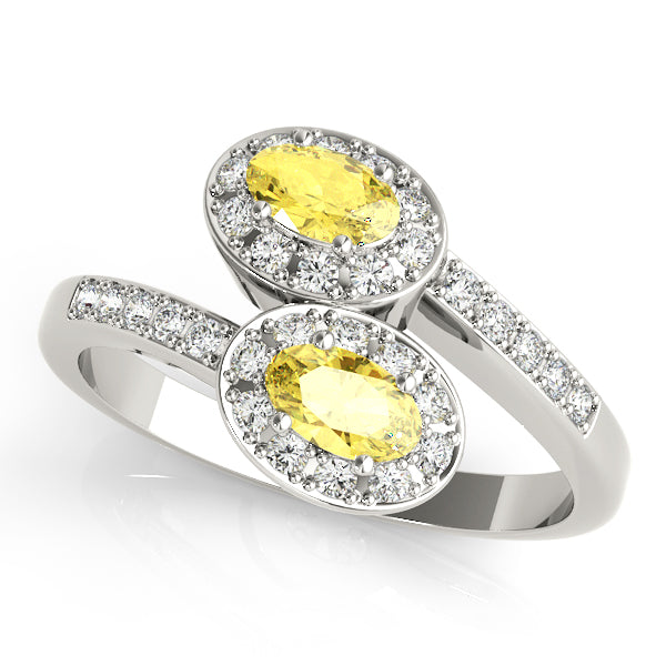 Oval Gemstone Fashion Ring · 0.23 ct tw