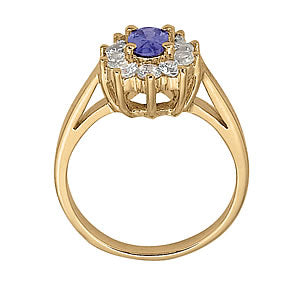 Oval Gemstone Fashion Ring · 0.40 ct tw