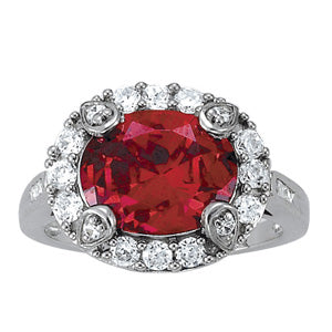 Oval Gemstone Fashion Ring · 0.40 ct tw