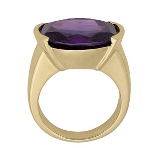 Oval Gemstone Fashion Ring