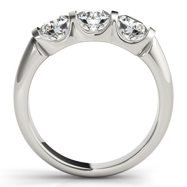 Round Three-Stone Diamond Engagement Ring · 1.50 ct tw
