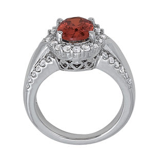 Oval Gemstone Fashion Ring · 0.54 ct tw