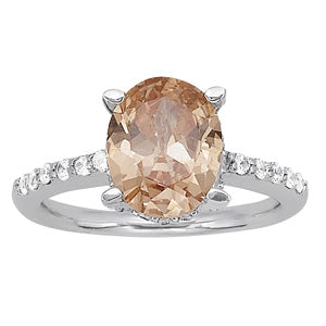 Oval Gemstone Fashion Ring · 0.32 ct tw
