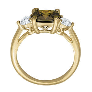 Cushion Single Row Channel Set Diamond Fashion Ring · 0.50 ct tw