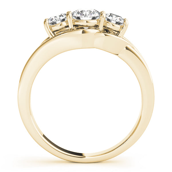 Round Three-Stone Diamond Engagement Ring · 1.00 ct tw