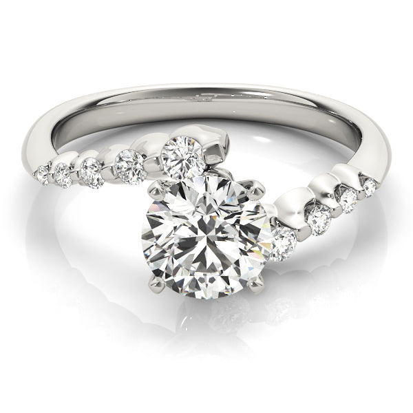 Bypass Diamond Engagement Ring · 0.24 ct tw