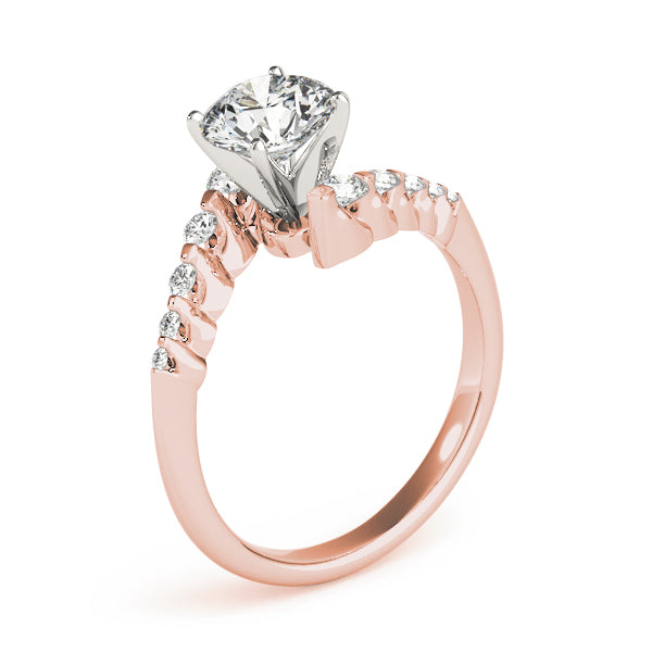 Bypass Diamond Engagement Ring · 0.24 ct tw