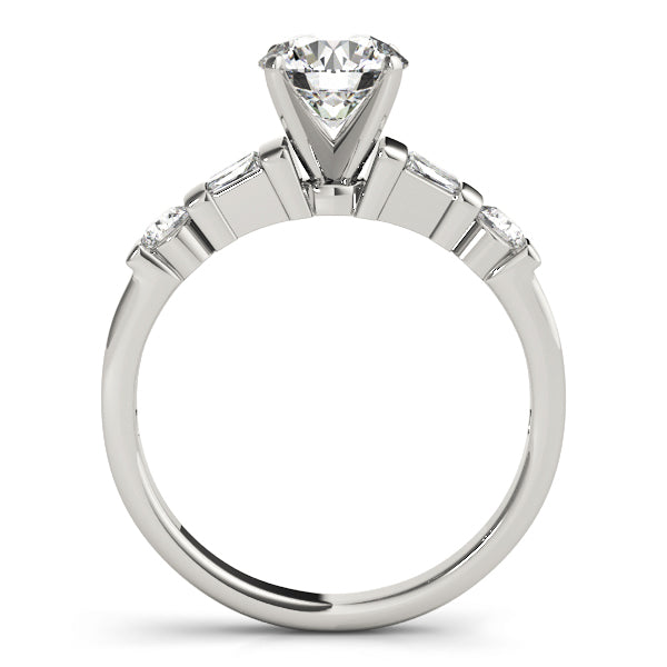 Baguette Fancy Shape Diamond Engagement Ring · 0.32 ct tw