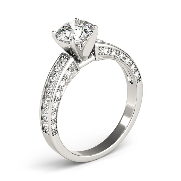 Single Row Prong Set Diamond Engagement Ring · 0.40 ct tw