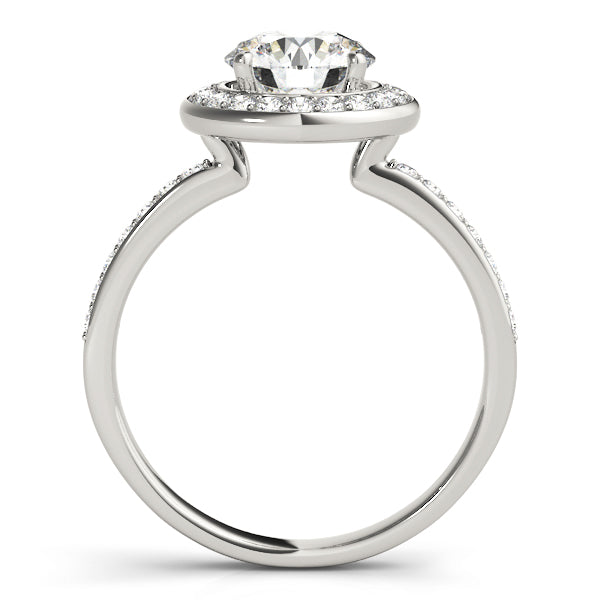 Round Halo Diamond Engagement Ring · 1.59 ct tw
