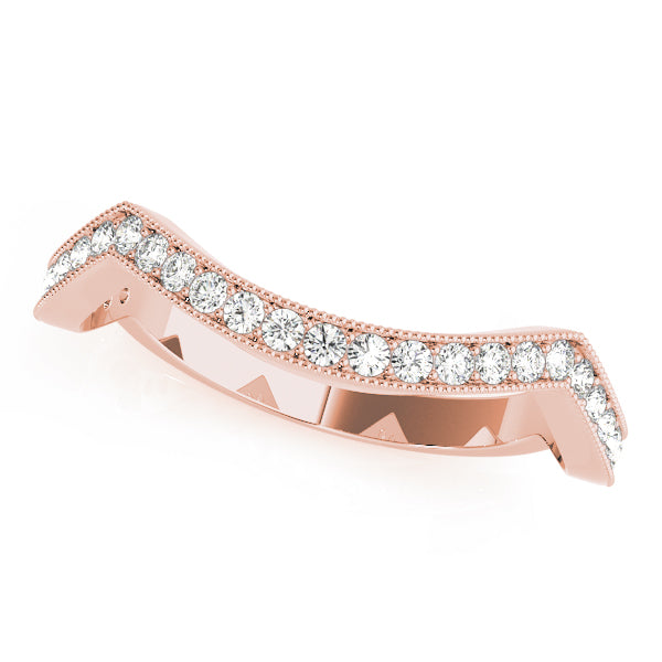 Curved Diamond Wedding Band · 0.23 ct tw