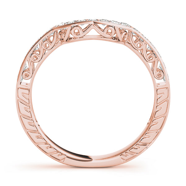 Curved Diamond Wedding Band · 0.23 ct tw